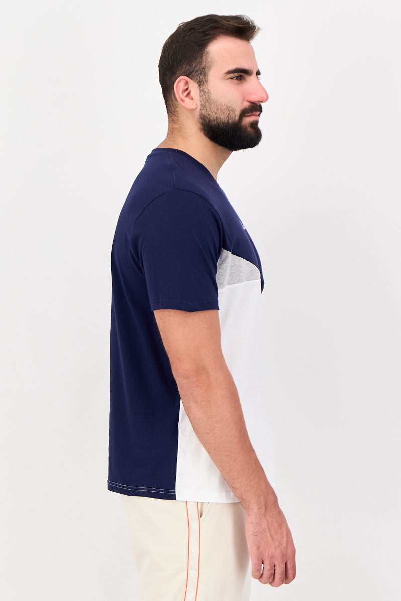 FILA Men Sportswear Fit Short Sleeve Outdoor T-Shirt, Multicolor - Image 2